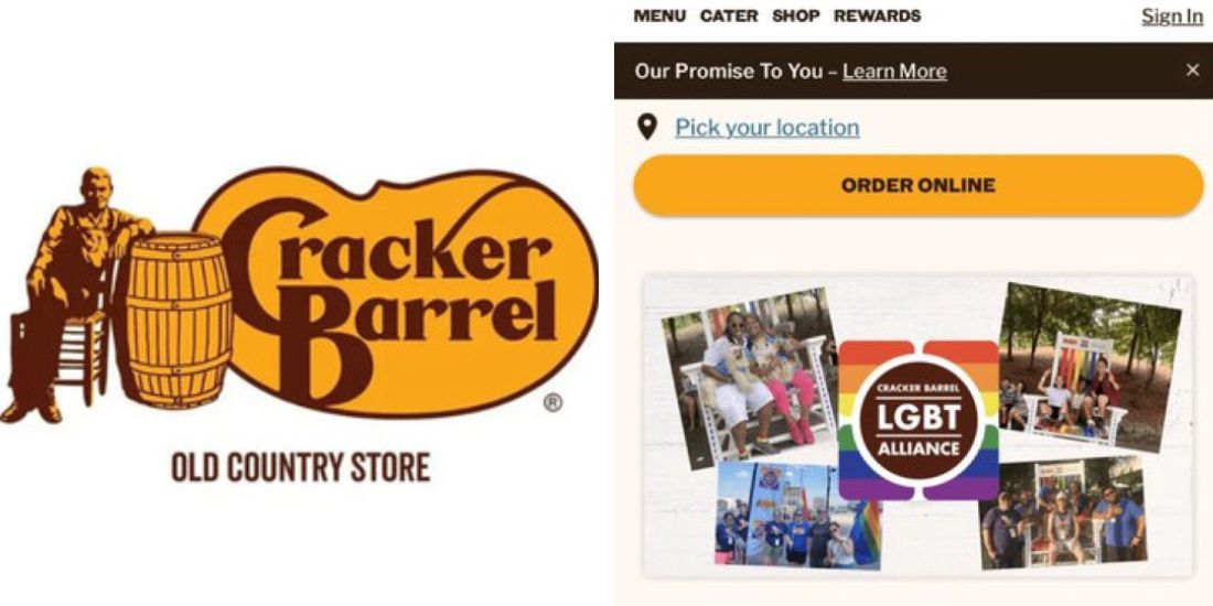 Cracker Barrel takes down Pride page after backlash