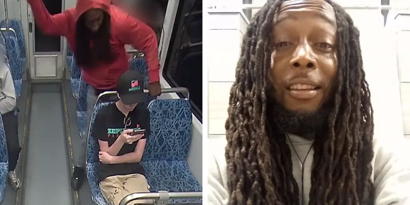 Graphic footage released of career criminal stabbing Ukrainian refugee to death on NC train