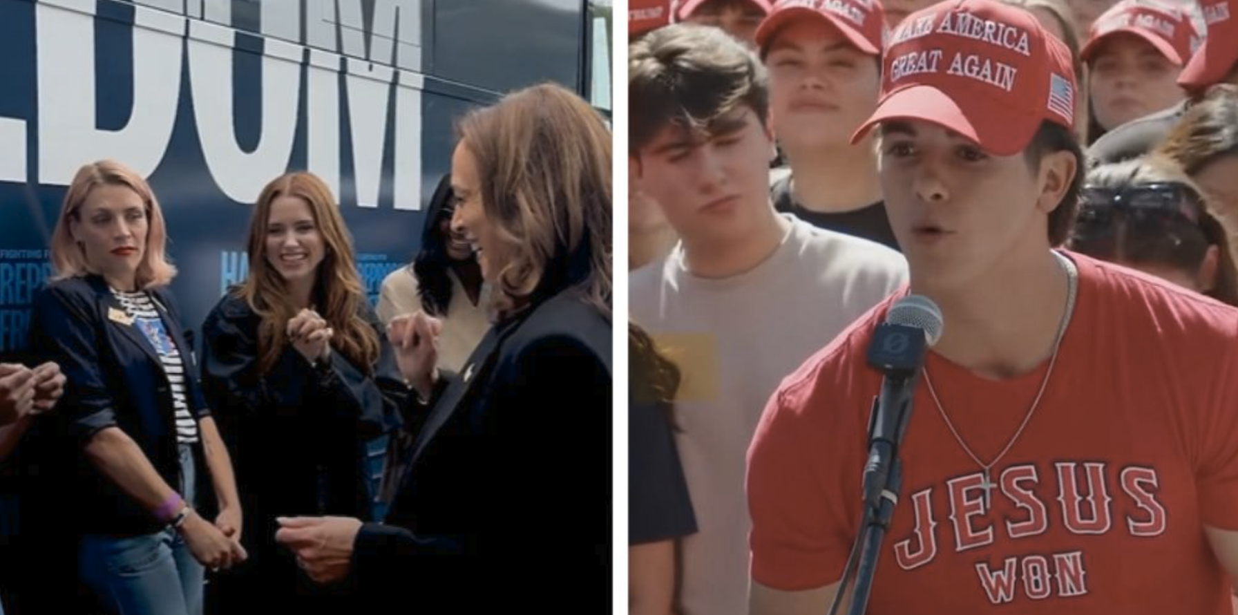 Gen Z male Trump voters want children and financial independence—women Kamala voters rank money, career at top of wish list: NBC poll