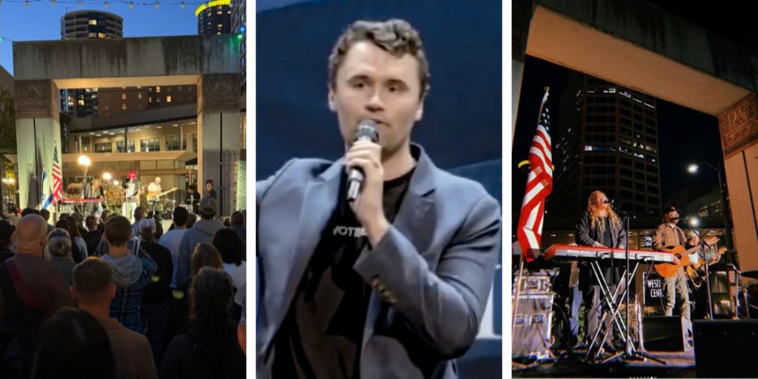 Seattle vigil honors Charlie Kirk after assassination