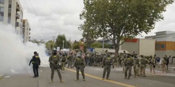 Federal agents conduct multiple arrests, deploy tear gas at Portland ICE facility after Trump activates 200 National Guard troops