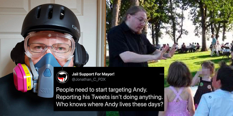 Antifa member who threatened violence against Andy Ngo and celebrated death of cop works as a 'mentor' for children