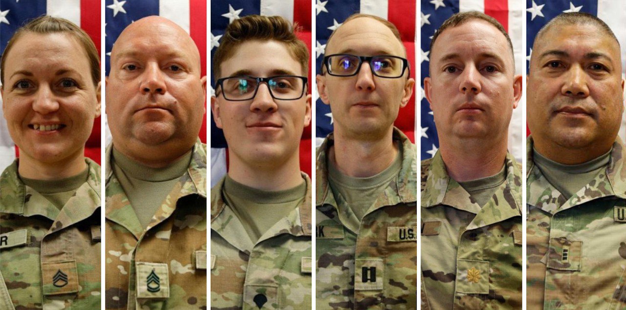 BREAKING UPDATE: Pentagon names all 6 US soldiers killed in Iranian drone strike in Kuwait