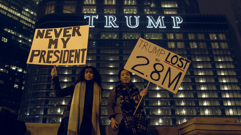 A classic anti-Trump frenzy