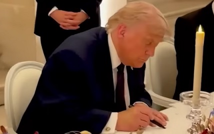 Done deal: Trump signs in Versailles; Vance warns Israeli critics