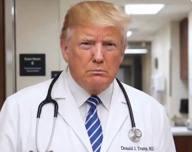 ‘Dr. Trump’ cares: President posts AI video promoting cure for celebrities with TDS