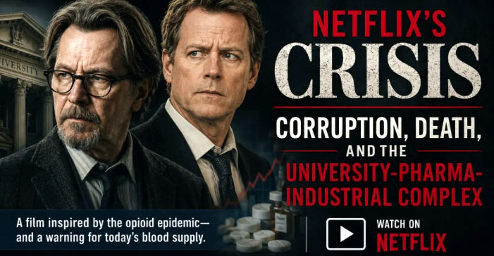 Netflix film ‘Crisis’ takes on unreported conflict: Medical scientific truth vs Big Pharma