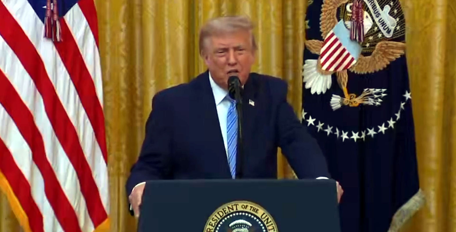President’s prime-time address on election interference by China, U.S. intelligence not carried by ABC, NBC, CNN