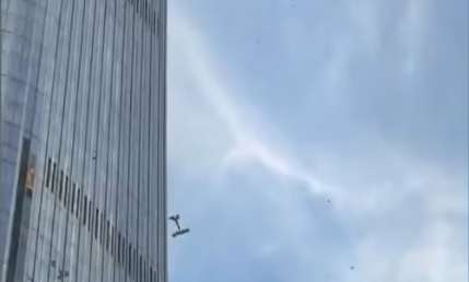 Impact of small private plane hitting Beijing skyscraper shakes regime’s prized invincibility