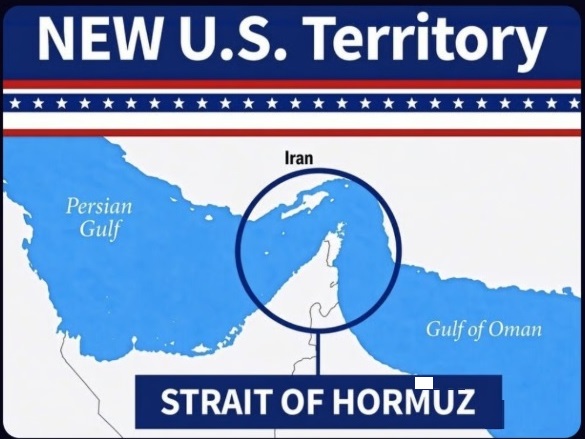 ‘New U.S. territory’: Trump confirms plan to take control of Strait of Hormuz