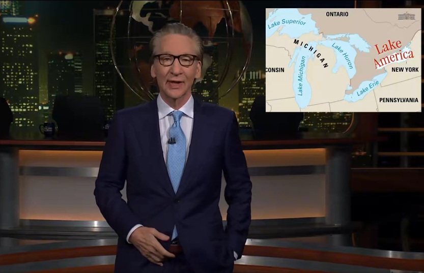 Bill Maher skewers Left for outrage over ‘Lake America’; Google maps updates