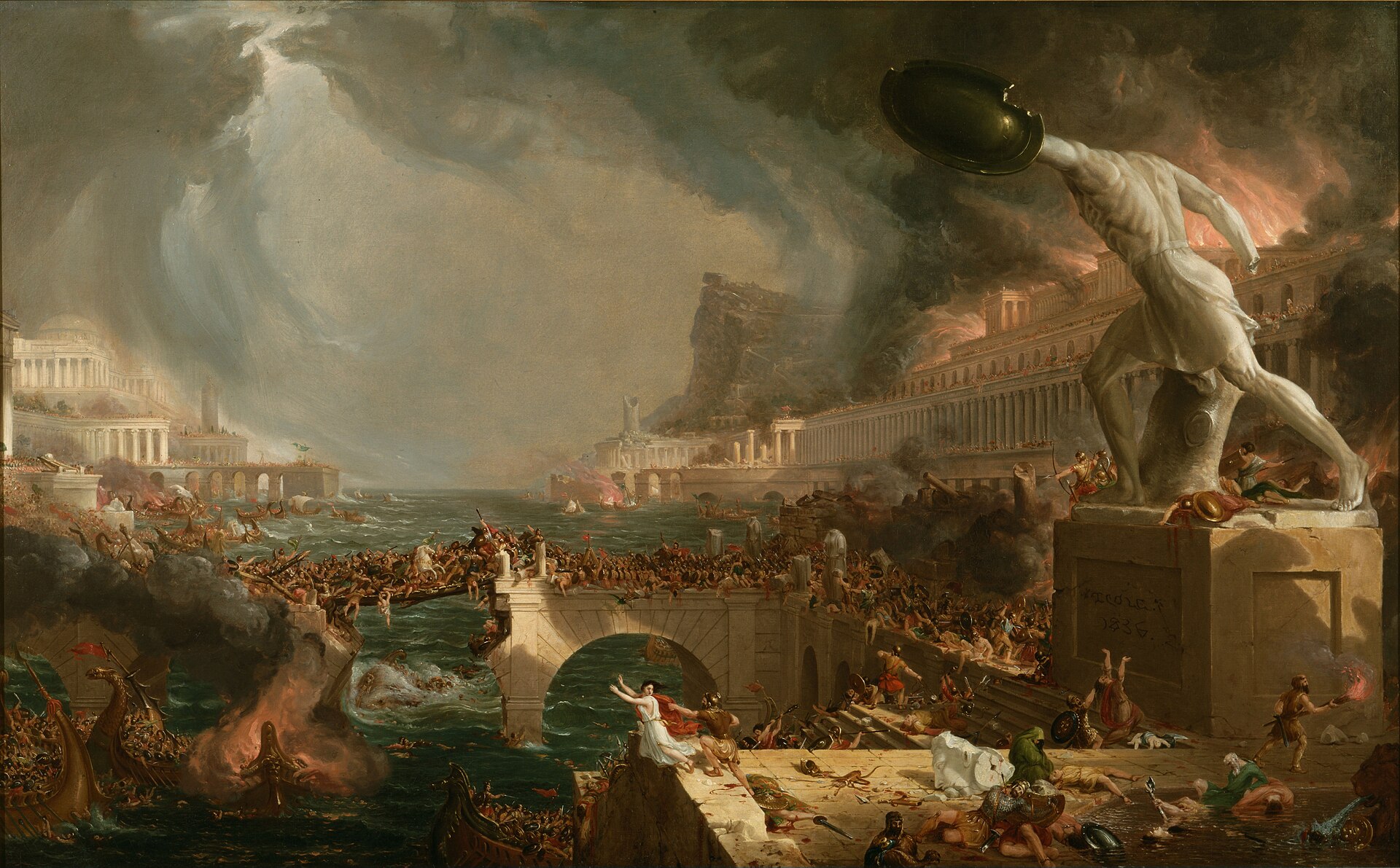 As bad as the fall of Rome? No, worse