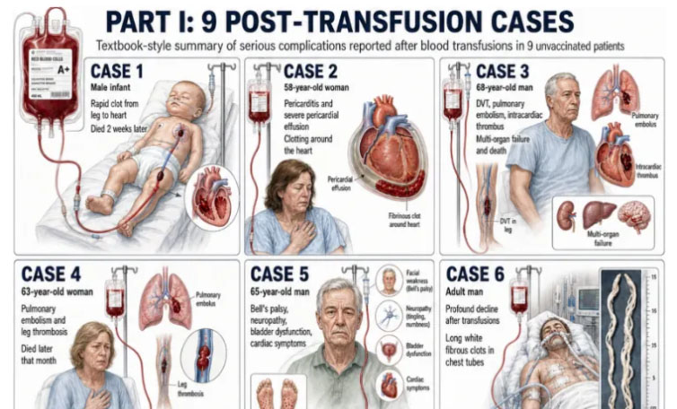 New studies focused on mRNA vaccine injuries from transfusions