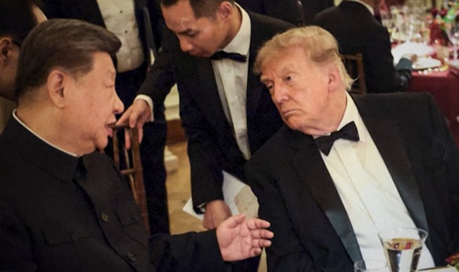 Killing Xi with kindness; Trump gifts bald eagle sculpture; Big Tech stars (not CNN) at state dinner