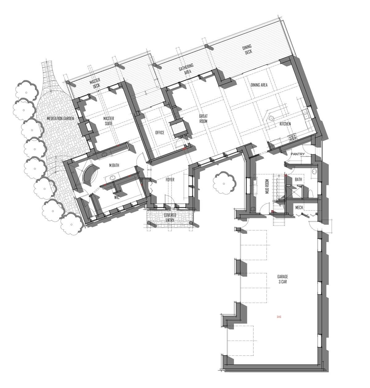 Main Level Floor Plan