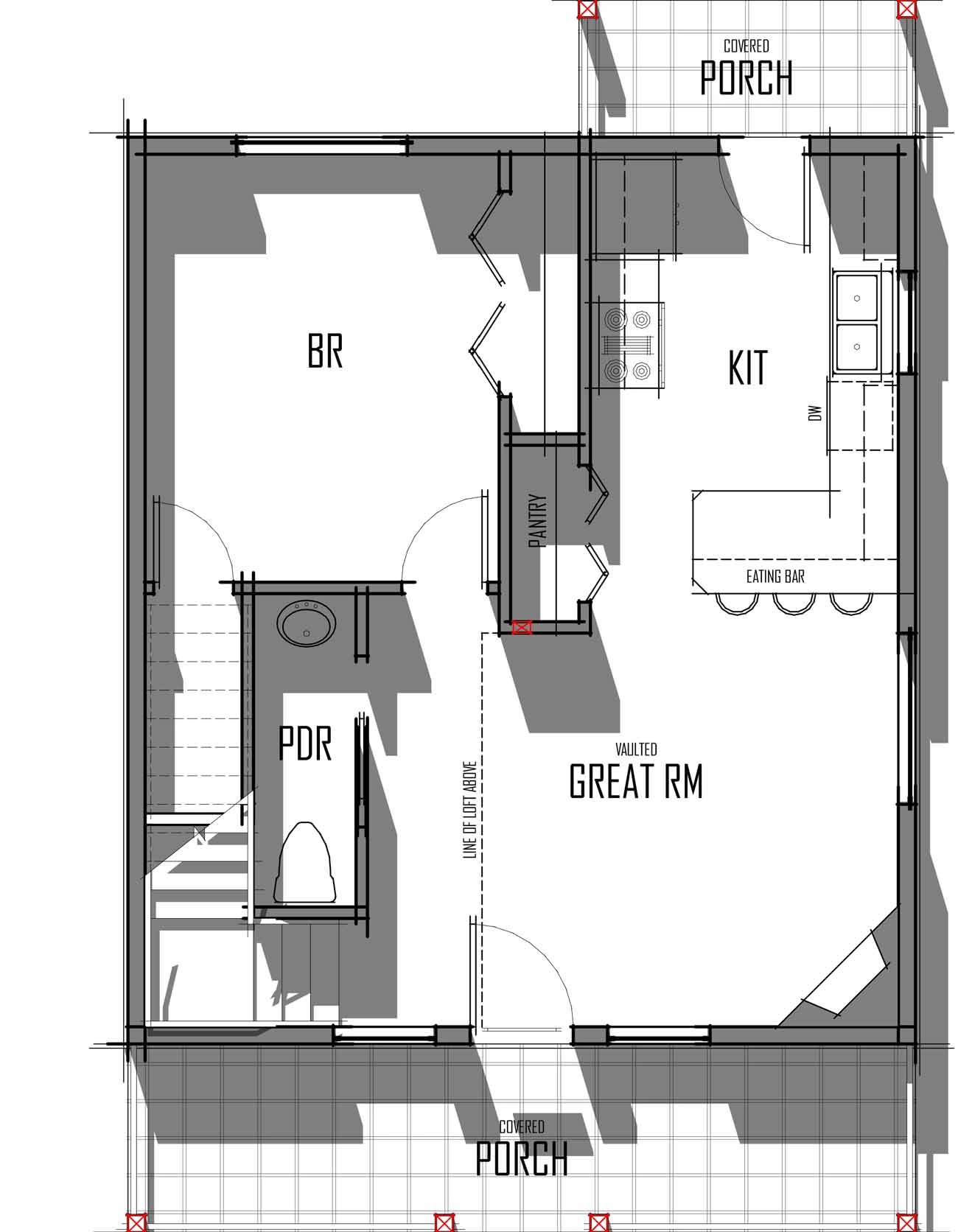 Main Level Floor Plan