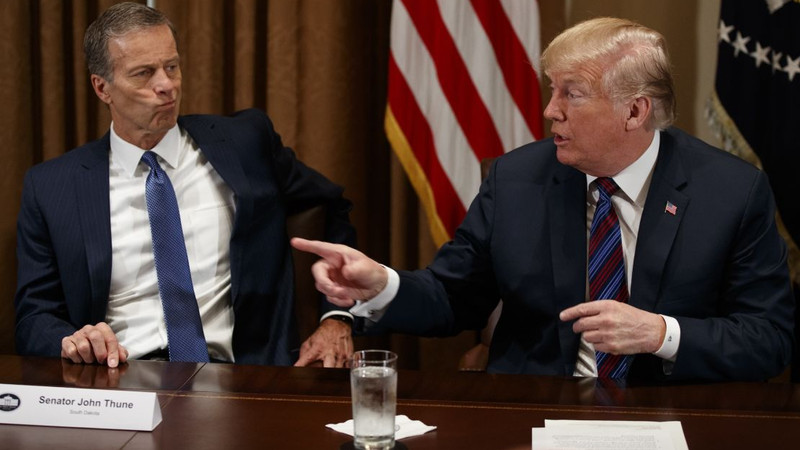 Explosive Strategy Unveiled—Thune's Exit from RINO Land