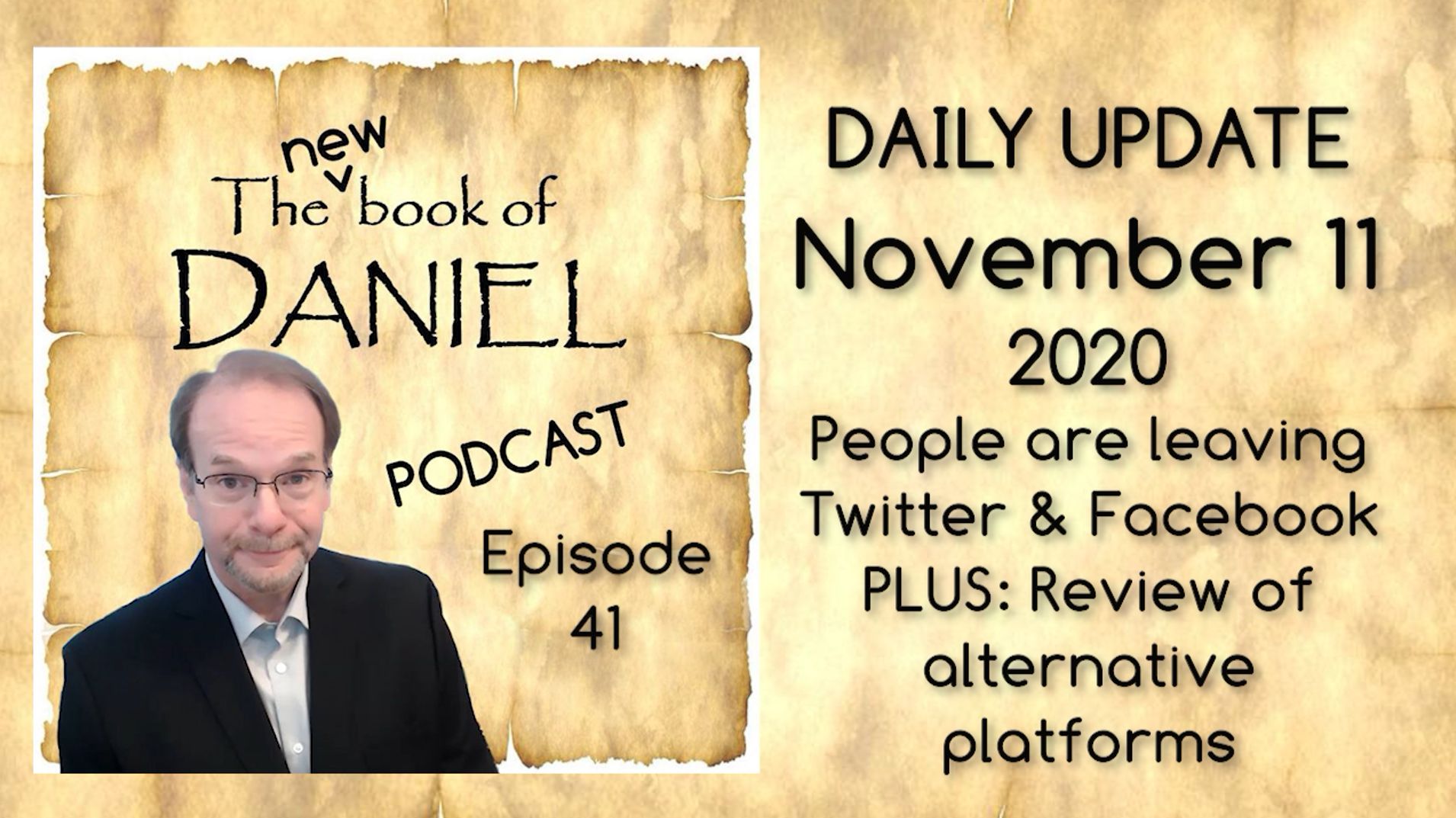 New Book of Daniel Podcast – Daily Update for Nov 11, 2020