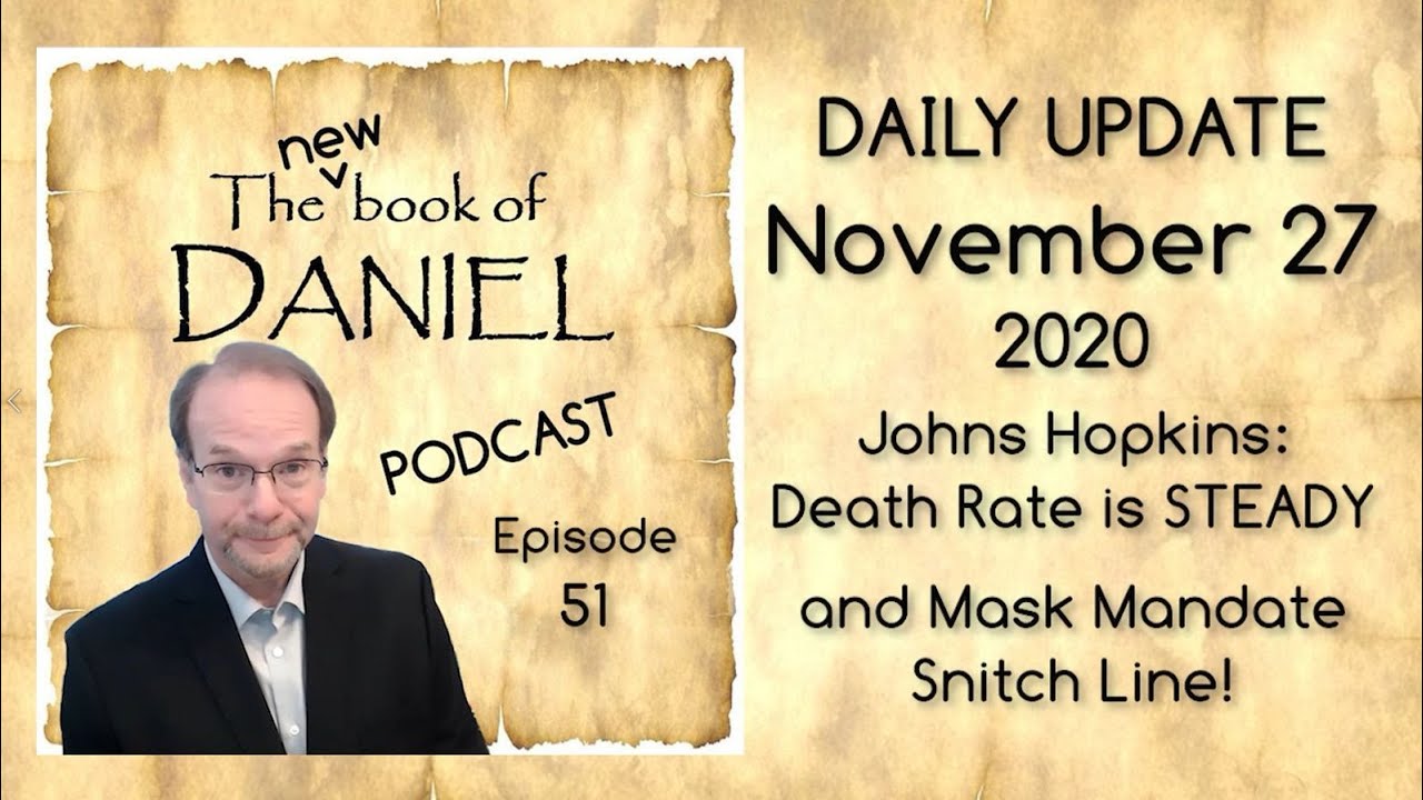 New Book of Daniel Podcast – Death Rates by Age in America Same Since 2014