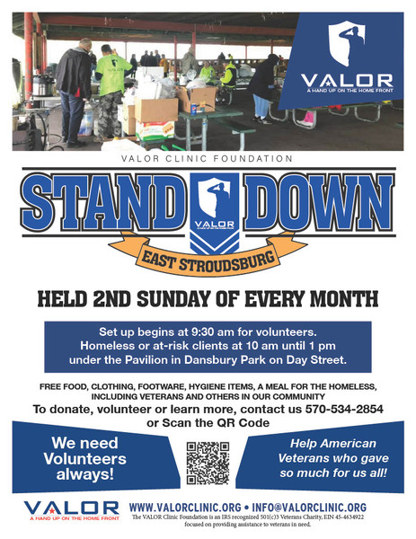 Dansbury Park Stand Down, January 11th 2026