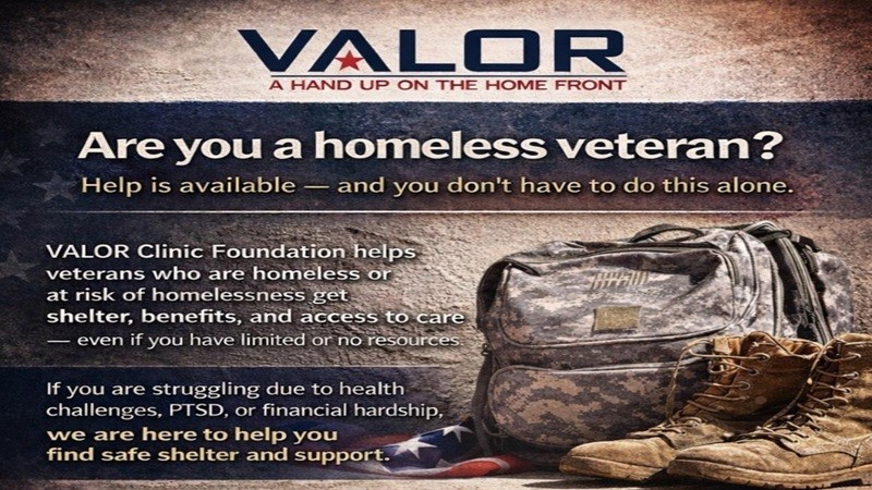 VALOR Clinic Foundation - Are You a Homeless Veteran?
