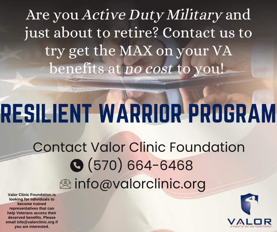 VALOR Clinic Foundation - Resilient Warrior Program
