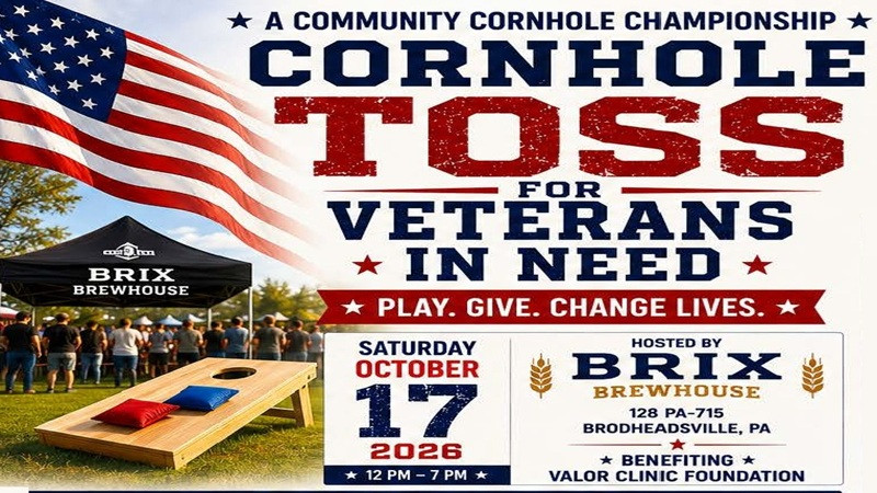 Toss for Veterans in Need - VALOR Clinic Foundation - October 17, 2026