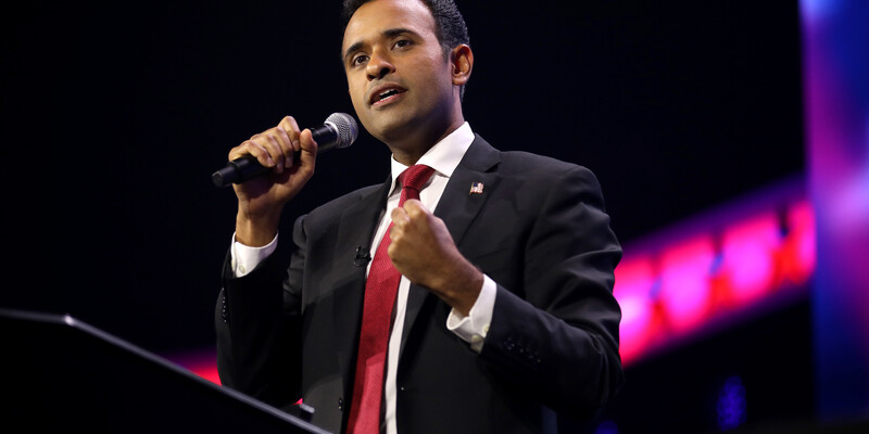 Vivek Ramaswamy addresses massive Montana TPUSA crowd to speak against political violence