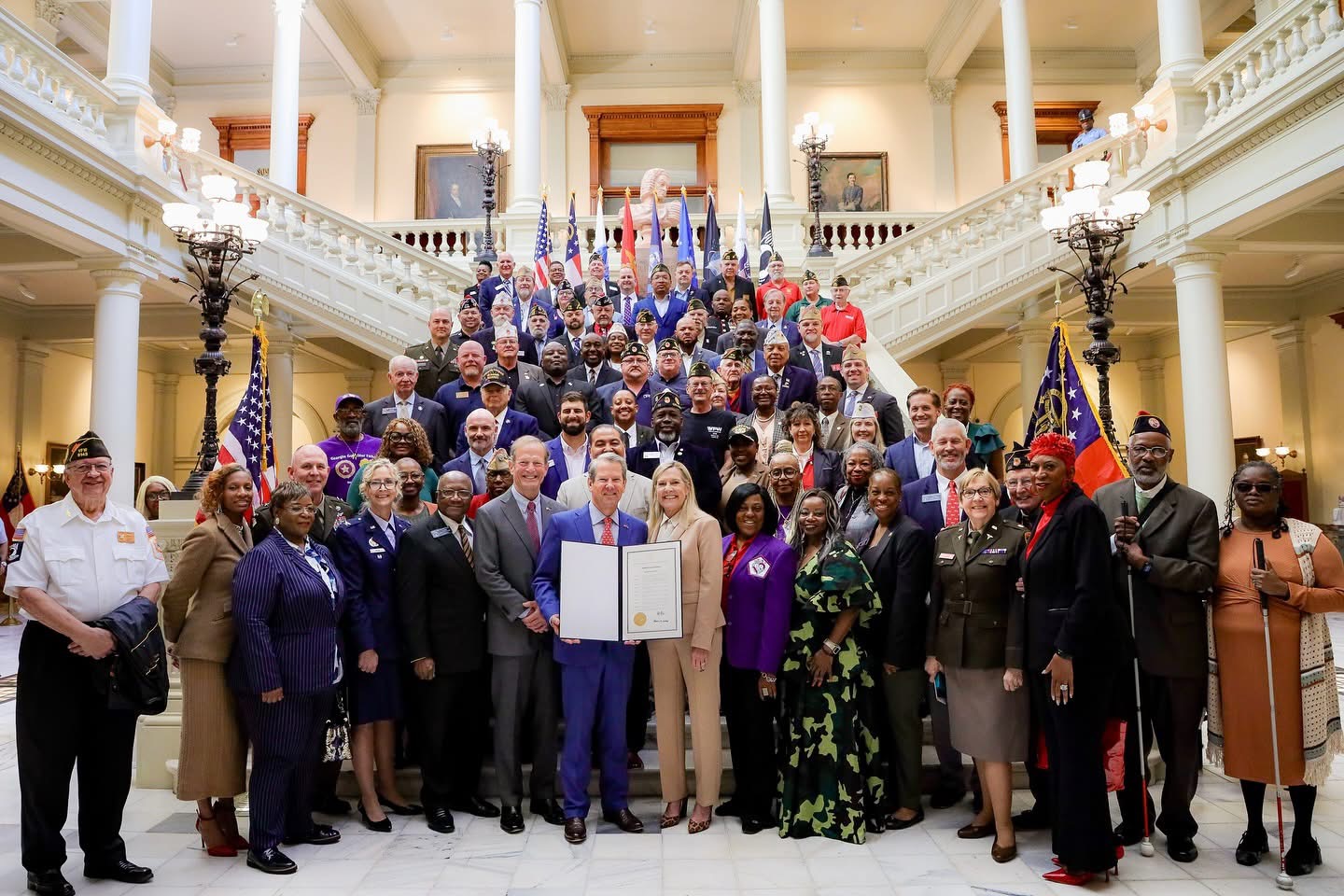 VFAF Participates in Georgia’s Annual State Veterans Day Ceremony with Governor Brian Kemp