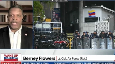 VFAF's Lt. Col Berney Flowers on NEWSMAX Discussing Foreign Affairs.