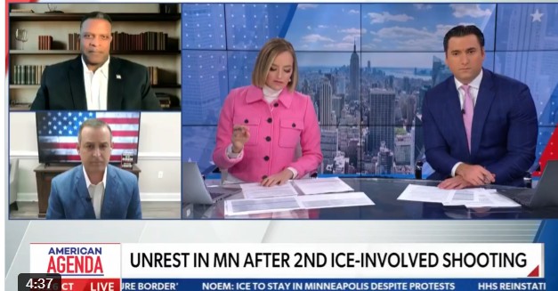 VFAF's LT Col. Berney Flowers appeared on NEWSMAX Discussing 2nd ICE shooting 