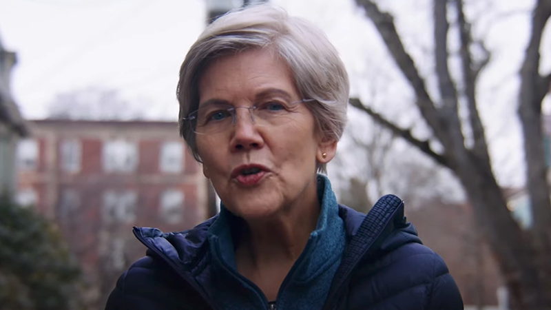Elizabeth Warren Says She's Running For The Senate － Again!!