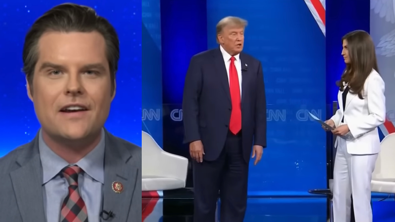 Matt Gaetz Has a Theory On Why CNN Shutdown Trump’s Town Hall Early
