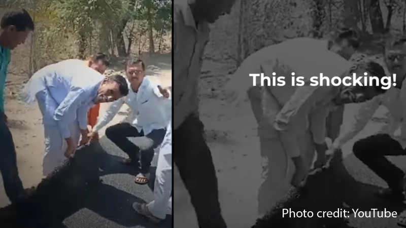 Road to Nowhere: Residents Angry After City  Officials Used “Carpet” Disguised as “Asphalt” to Pave Their Road