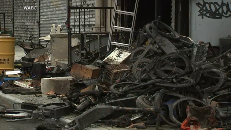 4 Dead After E-Bike Store Erupts In An Inferno of Flames