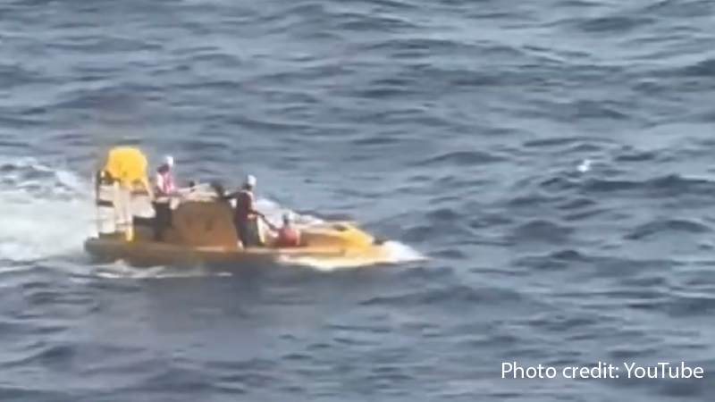 Watch: Royal Carriben Passenger Survives After Falling Overboard From 10th Deck