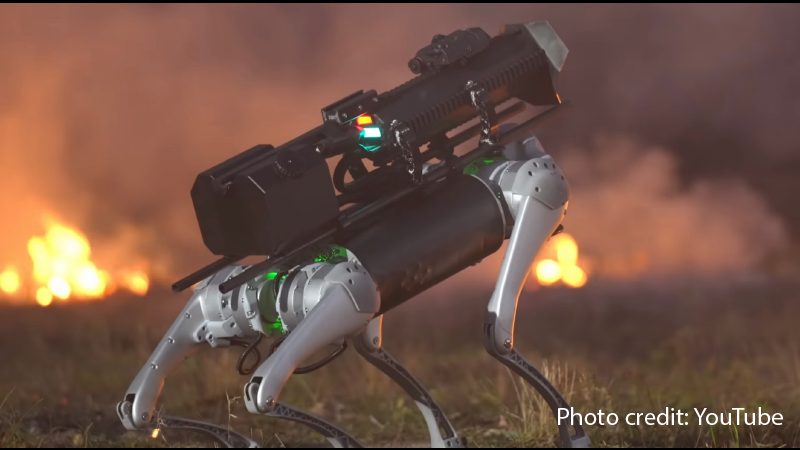 Meet “Thermonator” - The Flamethrowing  Robot Dog