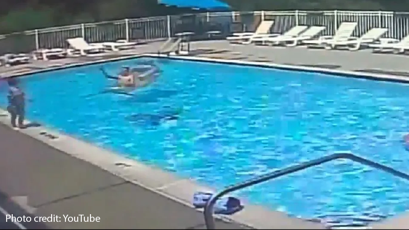 Adults Cluelessly Swim Right Past Drowning Boy In Apartment Complex Pool