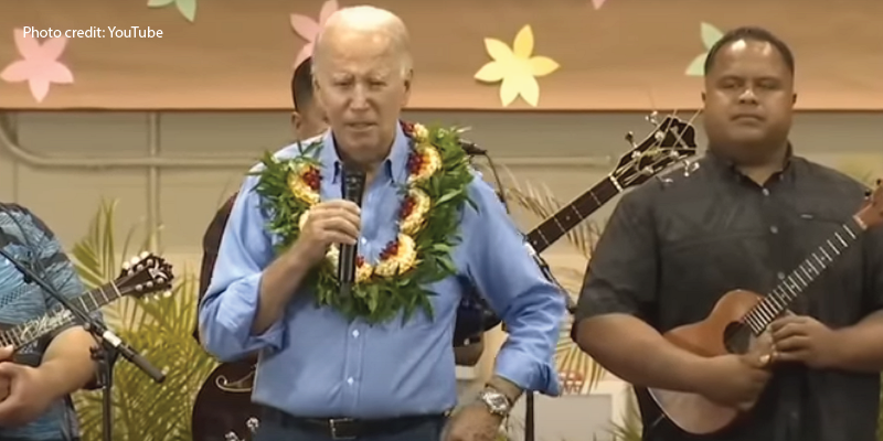 Hawaiians Deliver Biden Some Very Bad News
