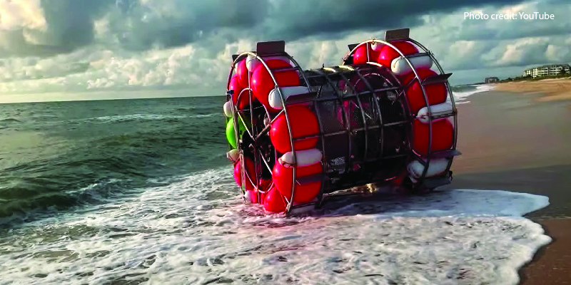 Florida Man Arrested for Trying to Cross Atlantic in a Giant Hamster Wheel