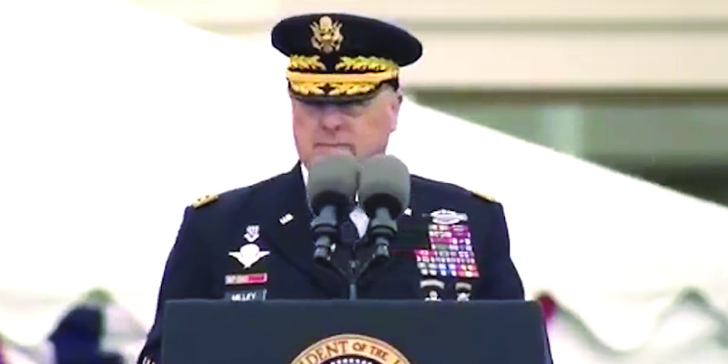 Disgraced General Milley Had to Ask Crowd To 'Clap' For Him During Farewell Speech 