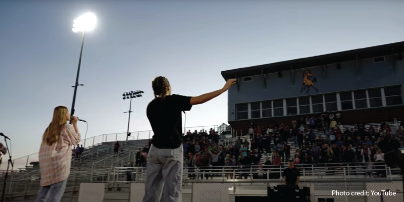 The Holy Spirt Takes Over a High School Stadium