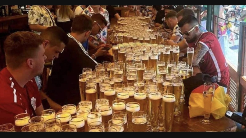 German Tourists Go to Spain and Drink Nearly 1,300 Beers in 3 Hours