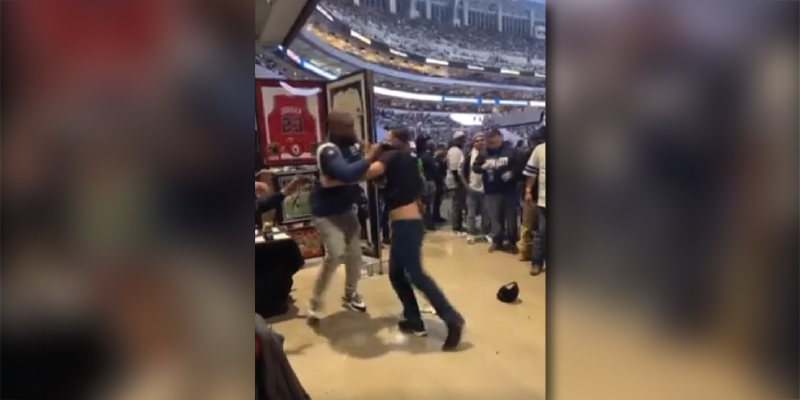 [VIDEO] Americans Are Still Acting Like Violent Soccer Hooligans at NFL Football Games 
