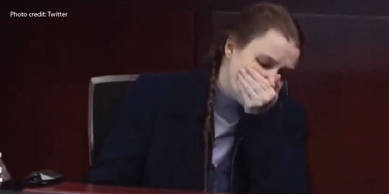 Mother Who Starved Her Disabled Son to Death, Vomits On The Stand When Shown Pics of His Body