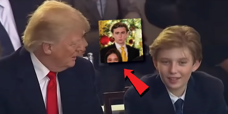 You Won’t Recognize Barron Trump From This Holiday Family Photo