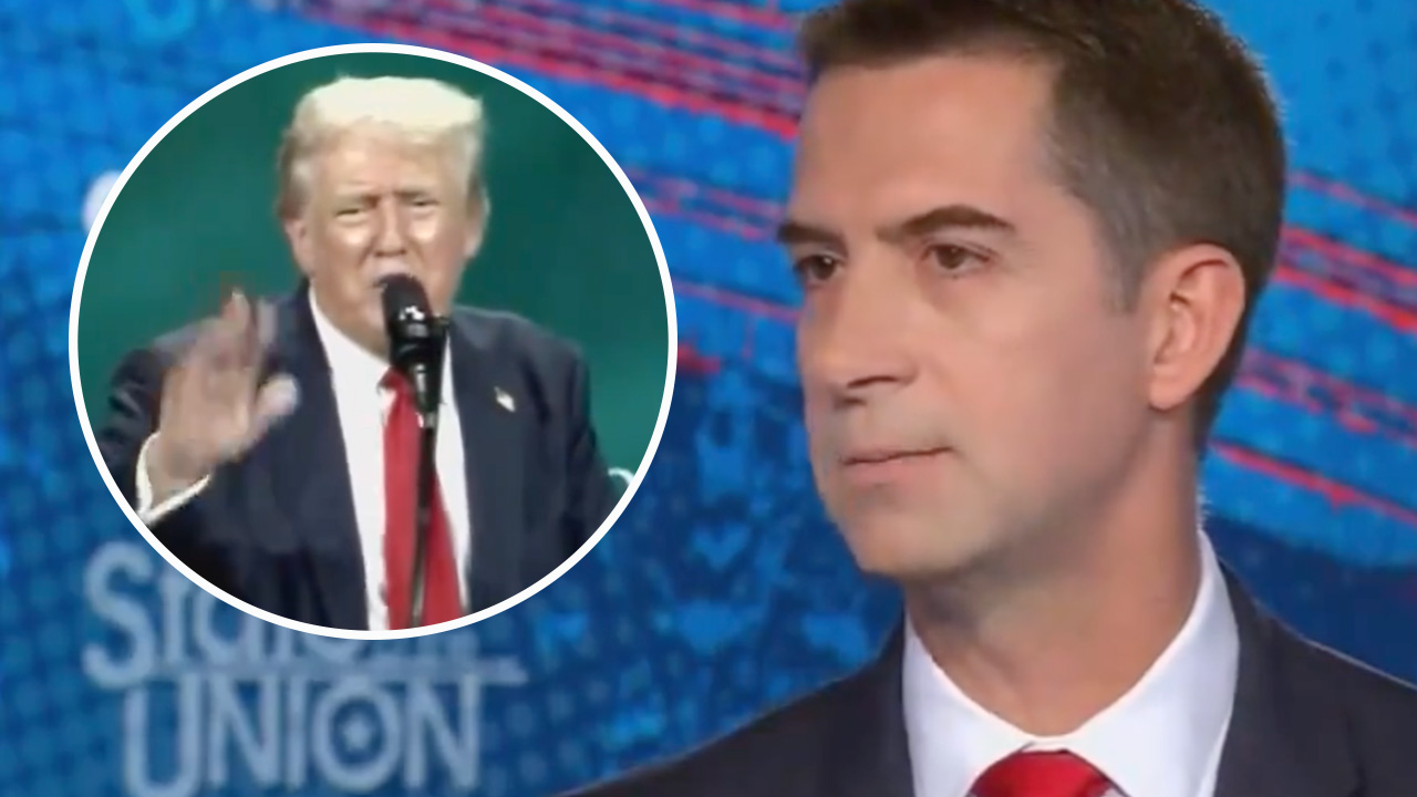 Sen. Tom Cotton Claims Trump's “Won’t Have To Vote Anymore” Was A Joke 