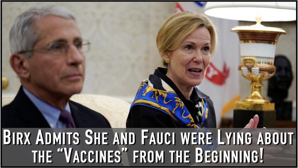 Birx finally admits that she and Fauci were Lying all Along!