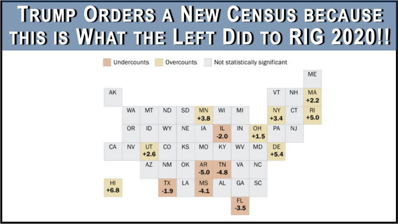 It is time to Redo the Corrupt 2020 Census!