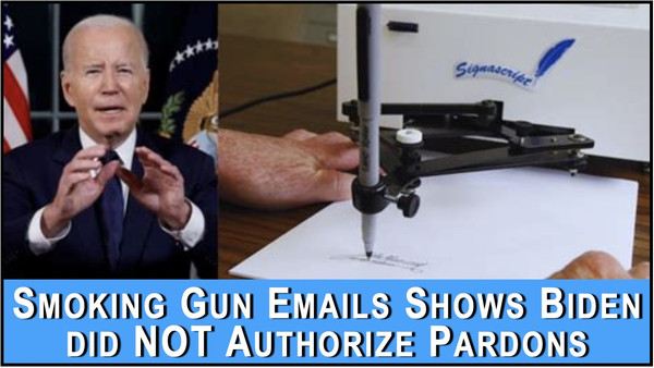 Smoking Gun Emails Uncovered in Biden Auto-Pen Scandal